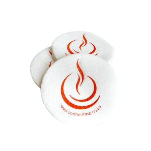 Coasters White Conti Branded Pack